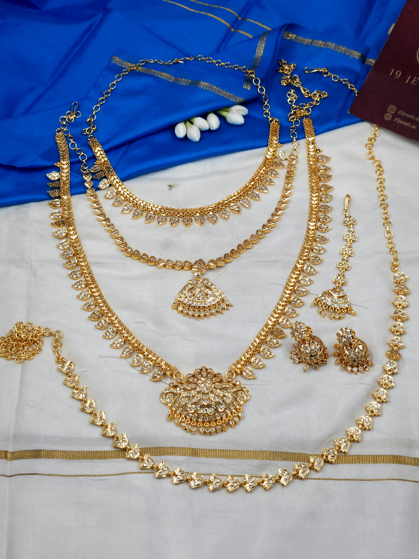 Impon style semi bridal jewellery Sb786