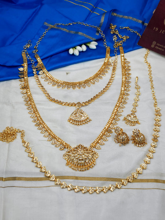 Impon style semi bridal jewellery Sb786