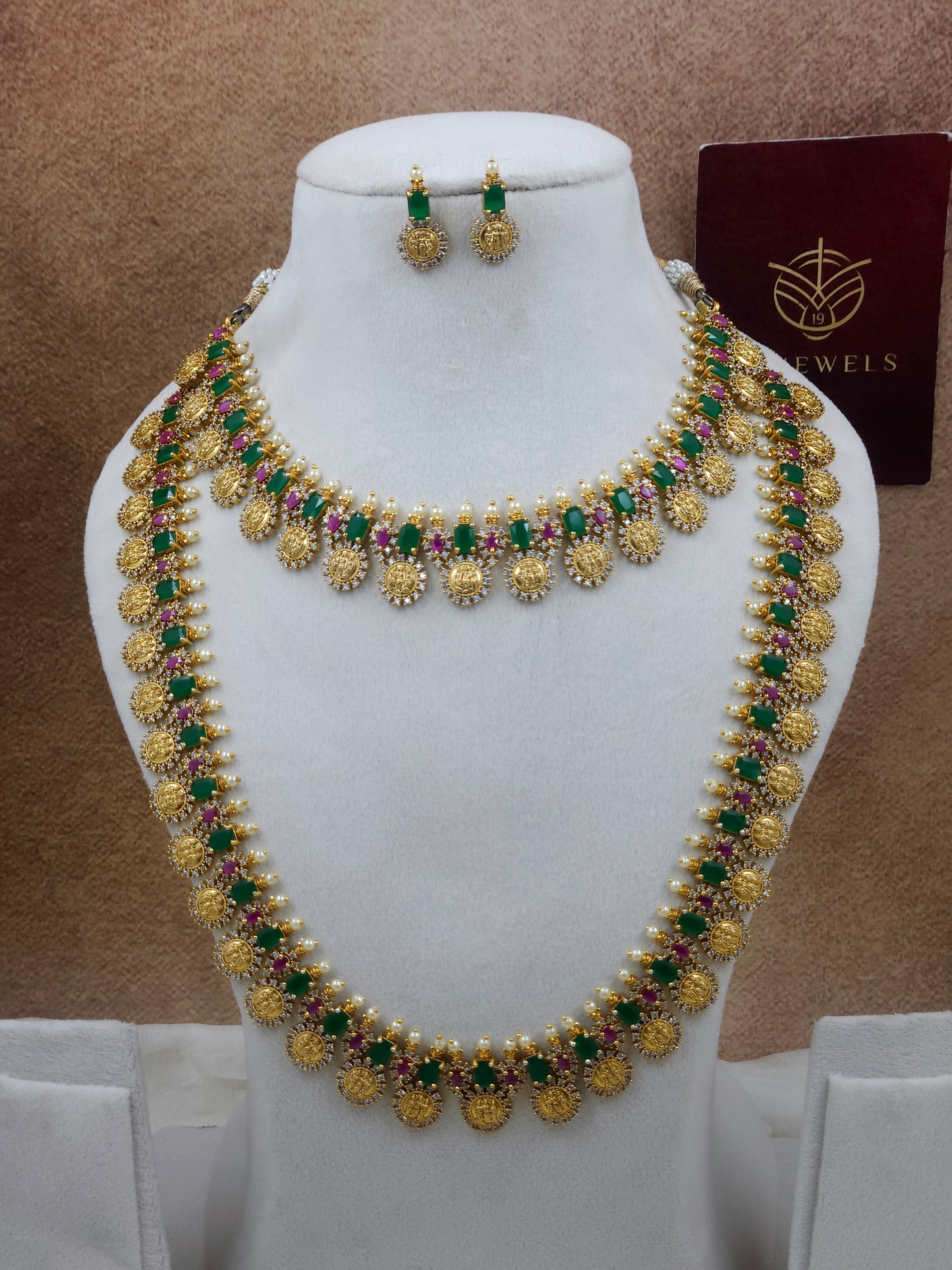 Ram parivar necklace haram set Sb814