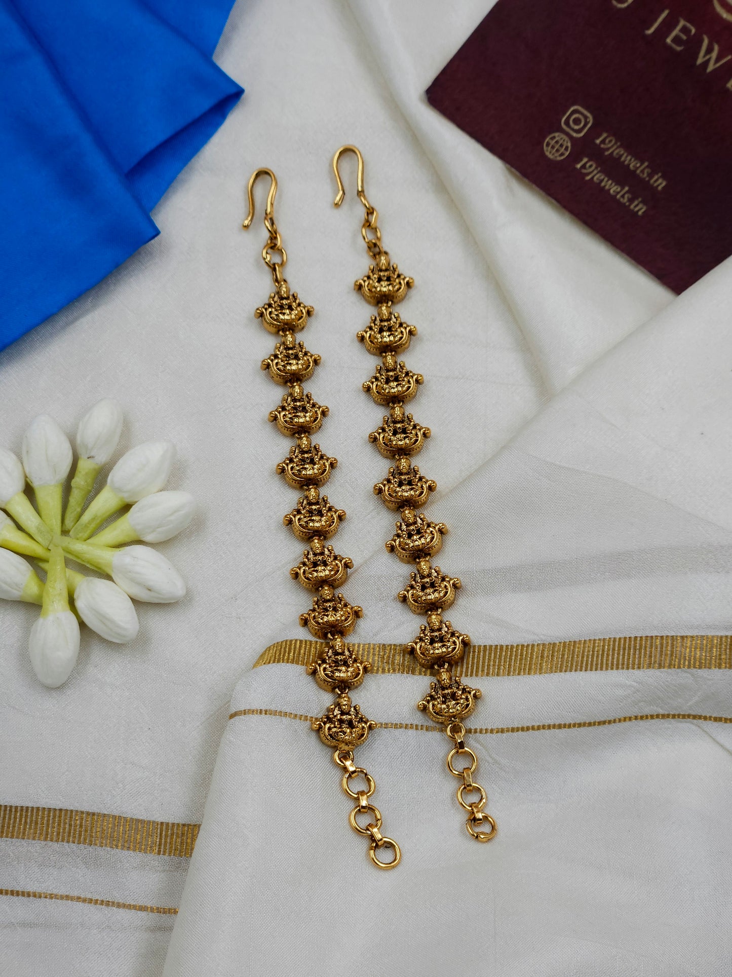 Antique Lakshmi Ear chain Ea279