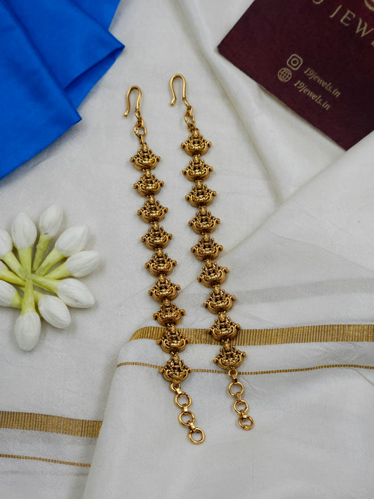 Antique Lakshmi Ear chain Ea279-F11