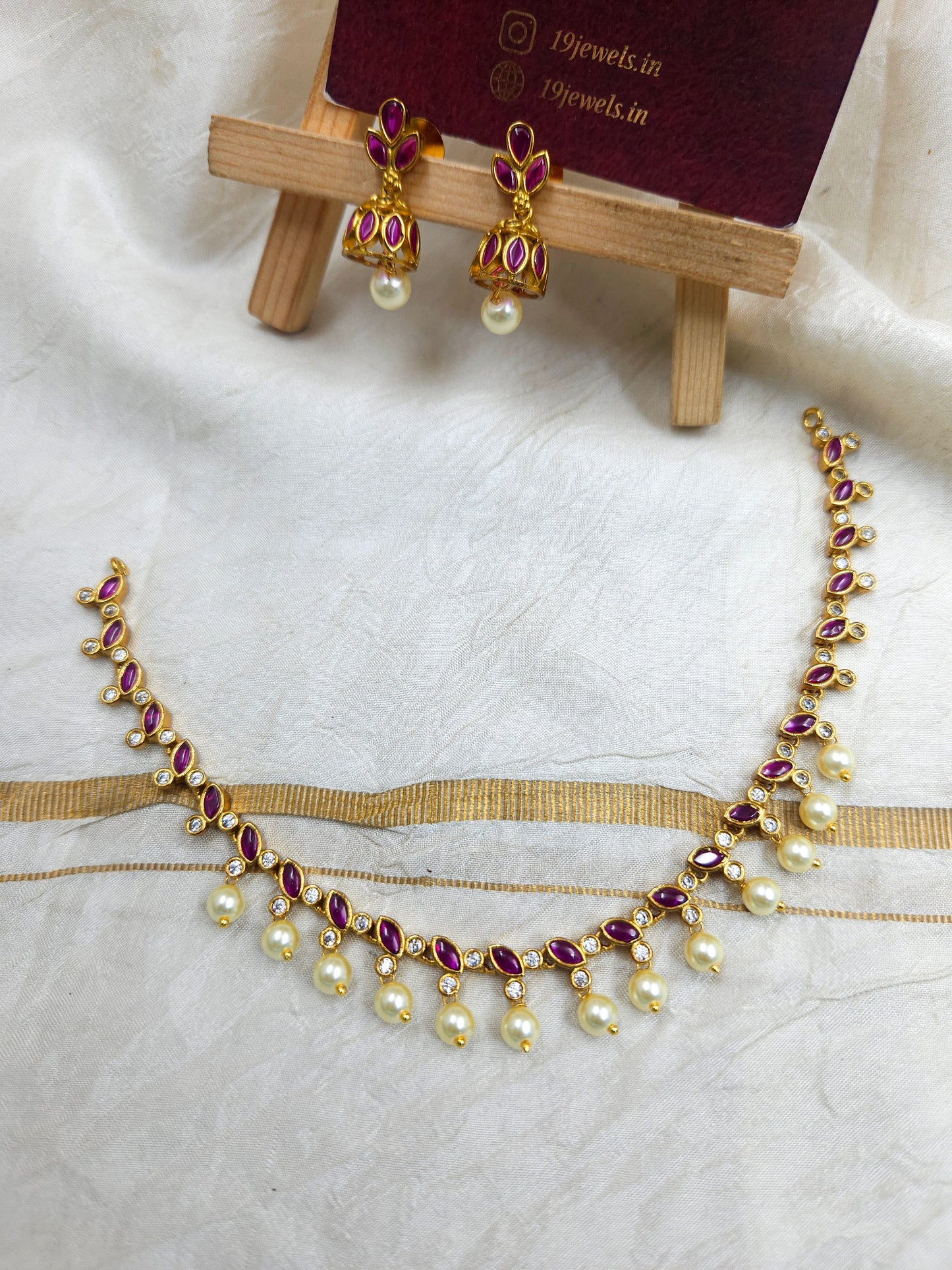 cz necklace n499