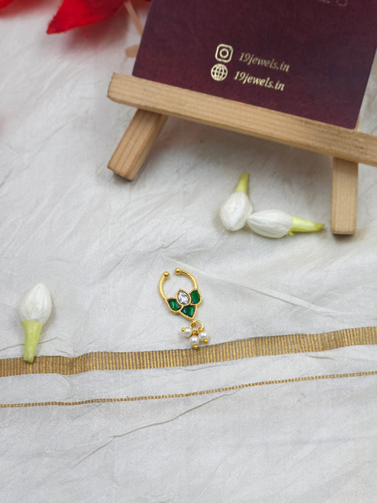 Jadau nath/ centre nose pin129