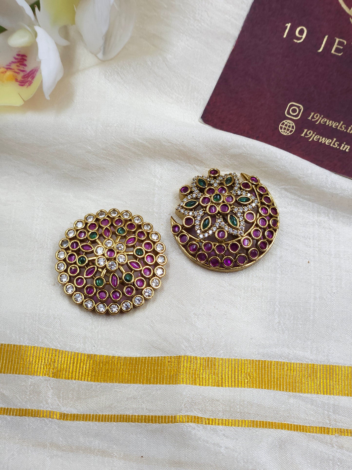 Kempu sun moon pata Hr196