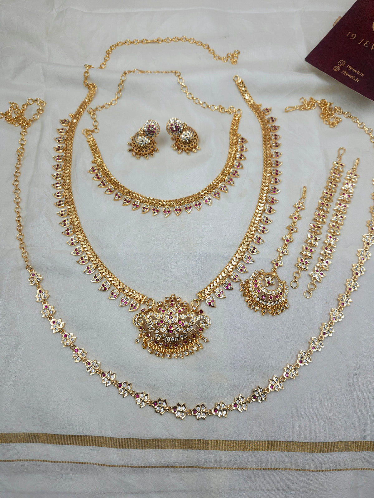 Impon style semi bridal jewellery Sb807