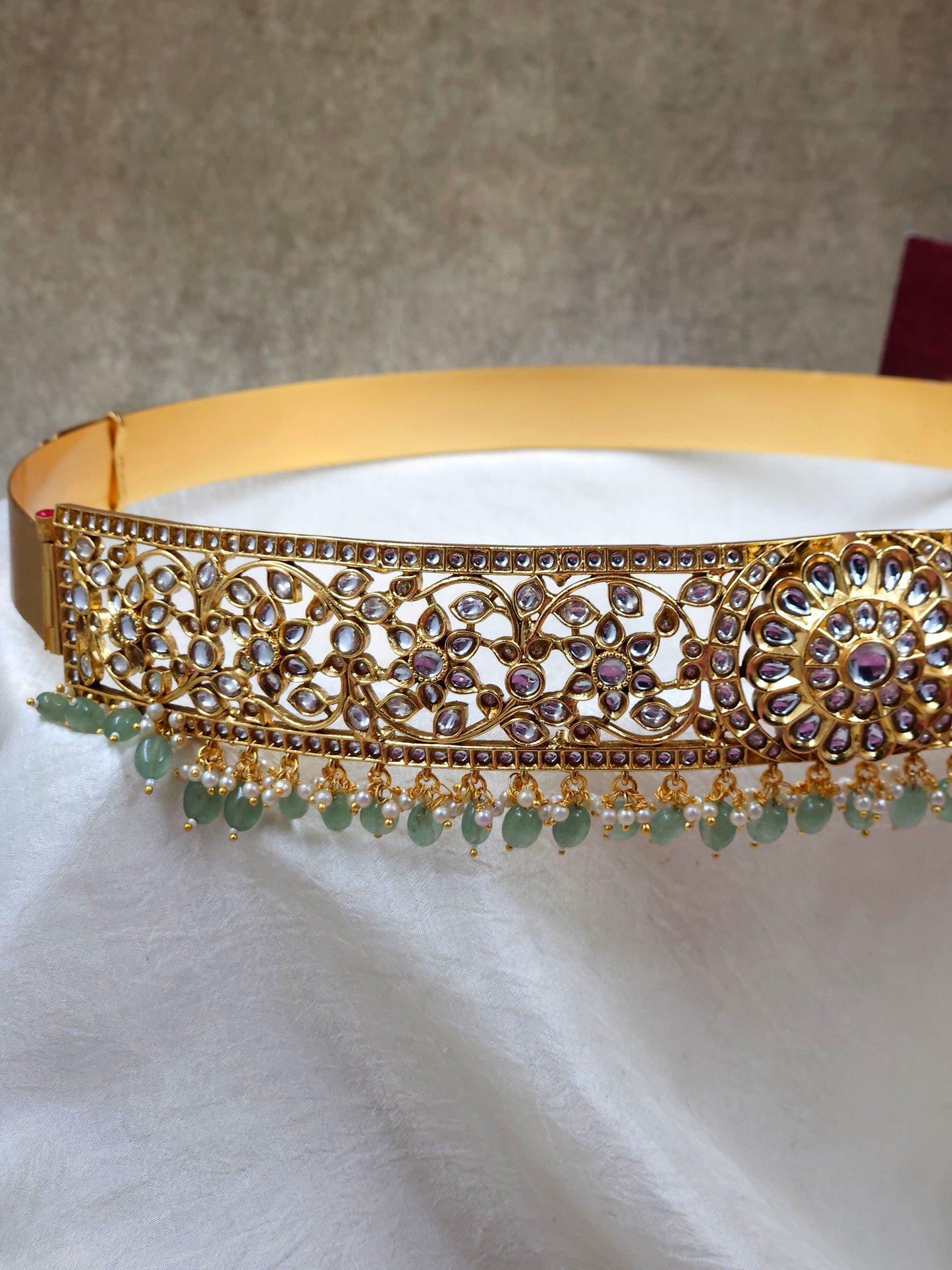 Premium Kundan hip belt Hb270-HL