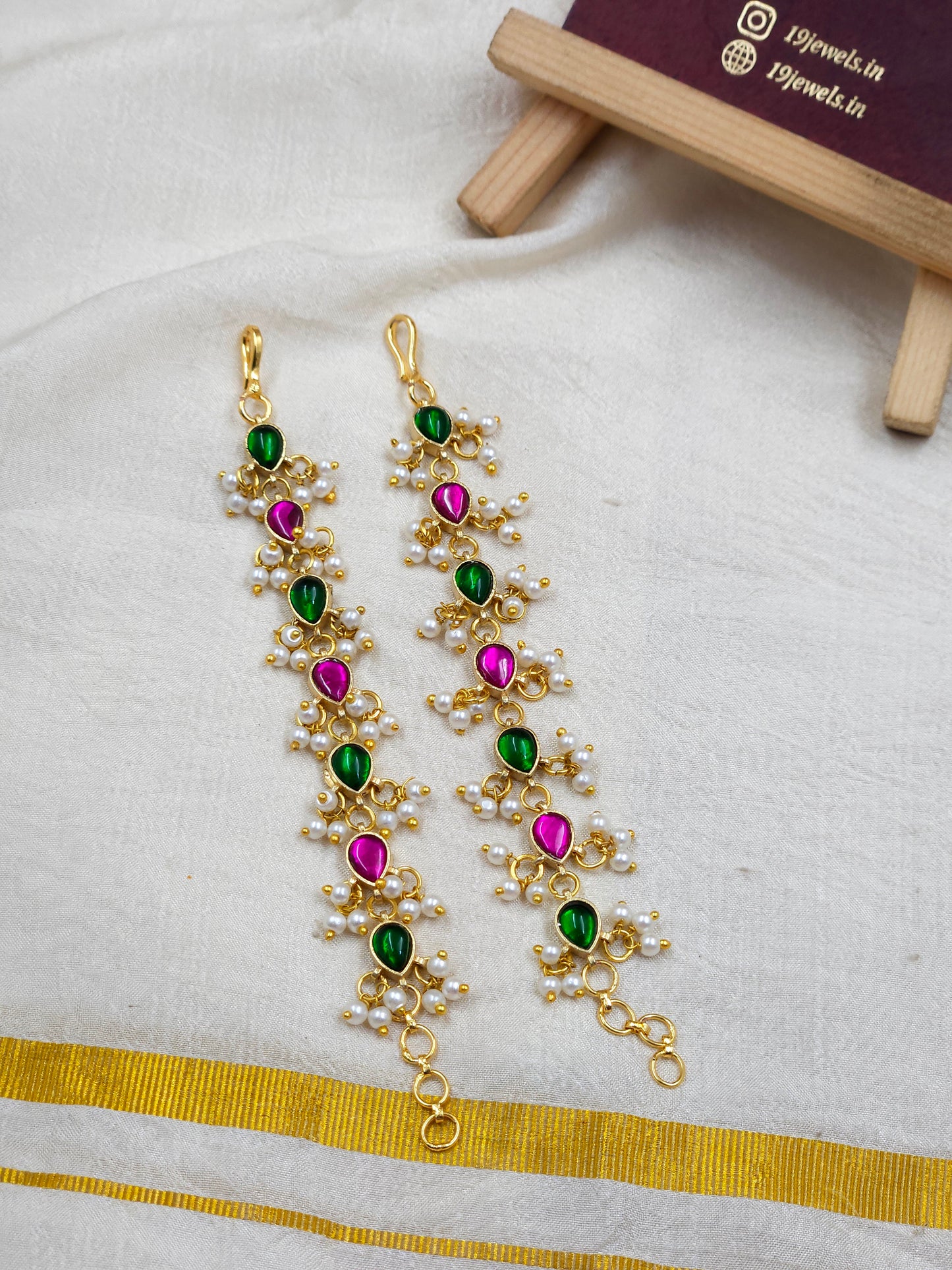 Jadau Ear chain Ea142-F15