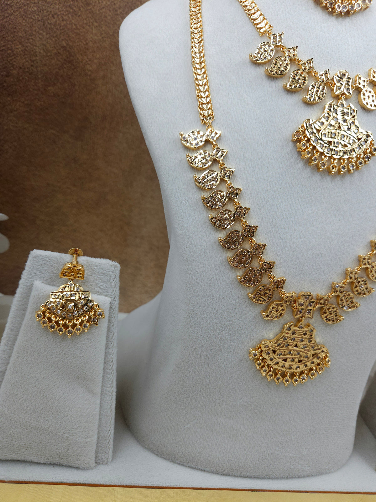 Impon style combo necklace haram set Sb823