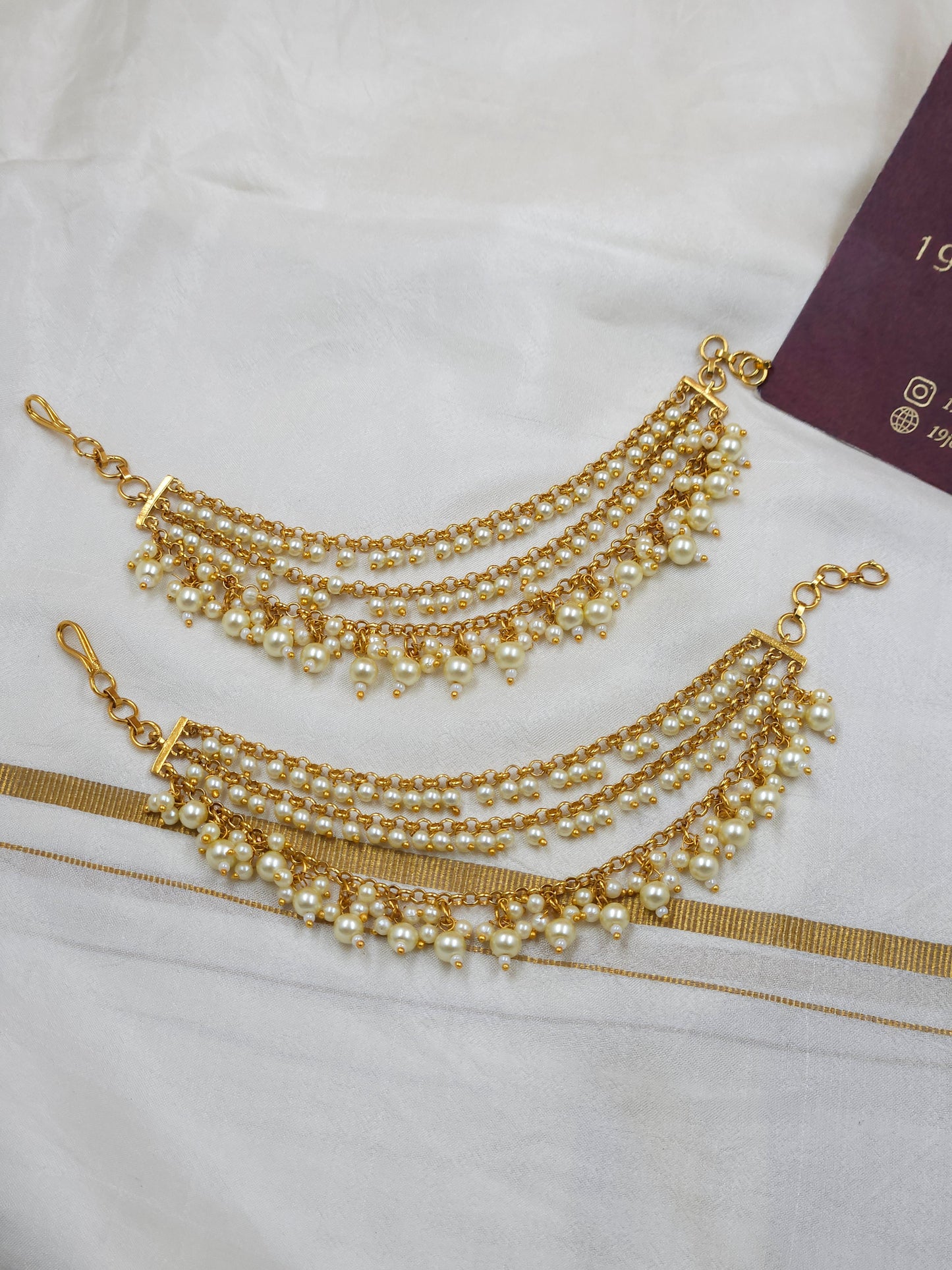 Pearl Ear chain Ea230