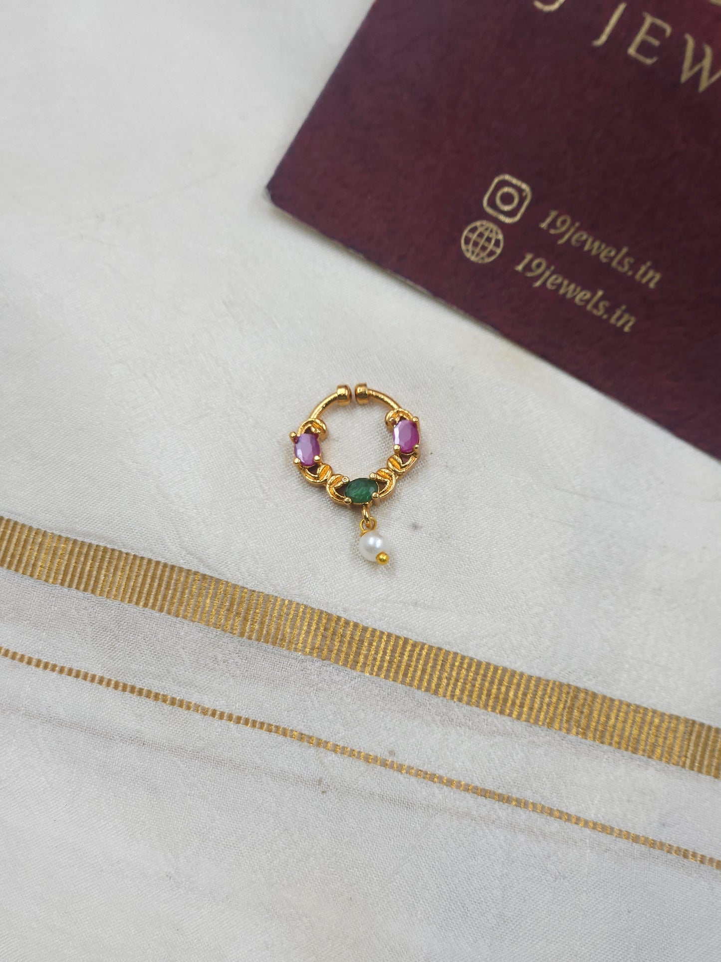 Nose pin / septum ring 534