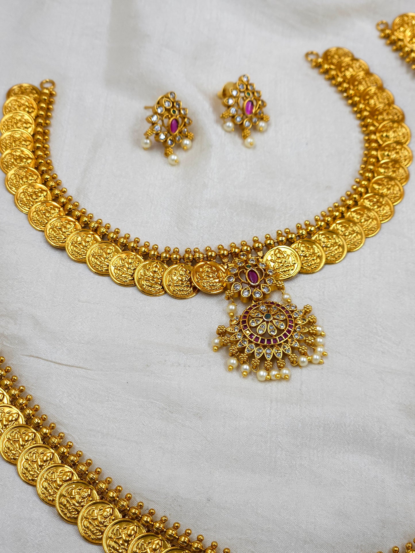 Combo coin necklace haram set Sb731-D21