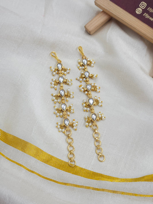 Jadau Ear chain | kannauti Ea164