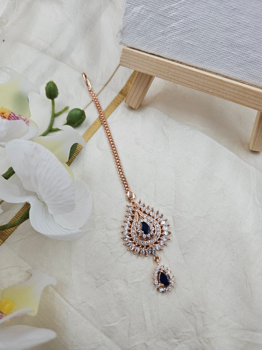Rose gold ad tikka t079