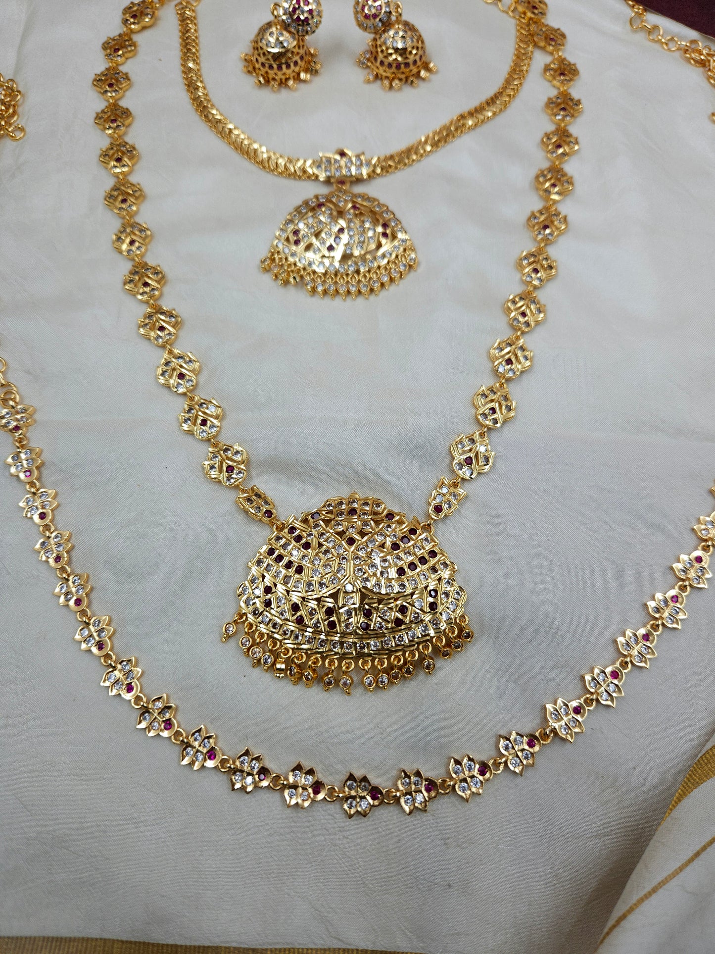Impon style semi bridal jewellery  Sb809