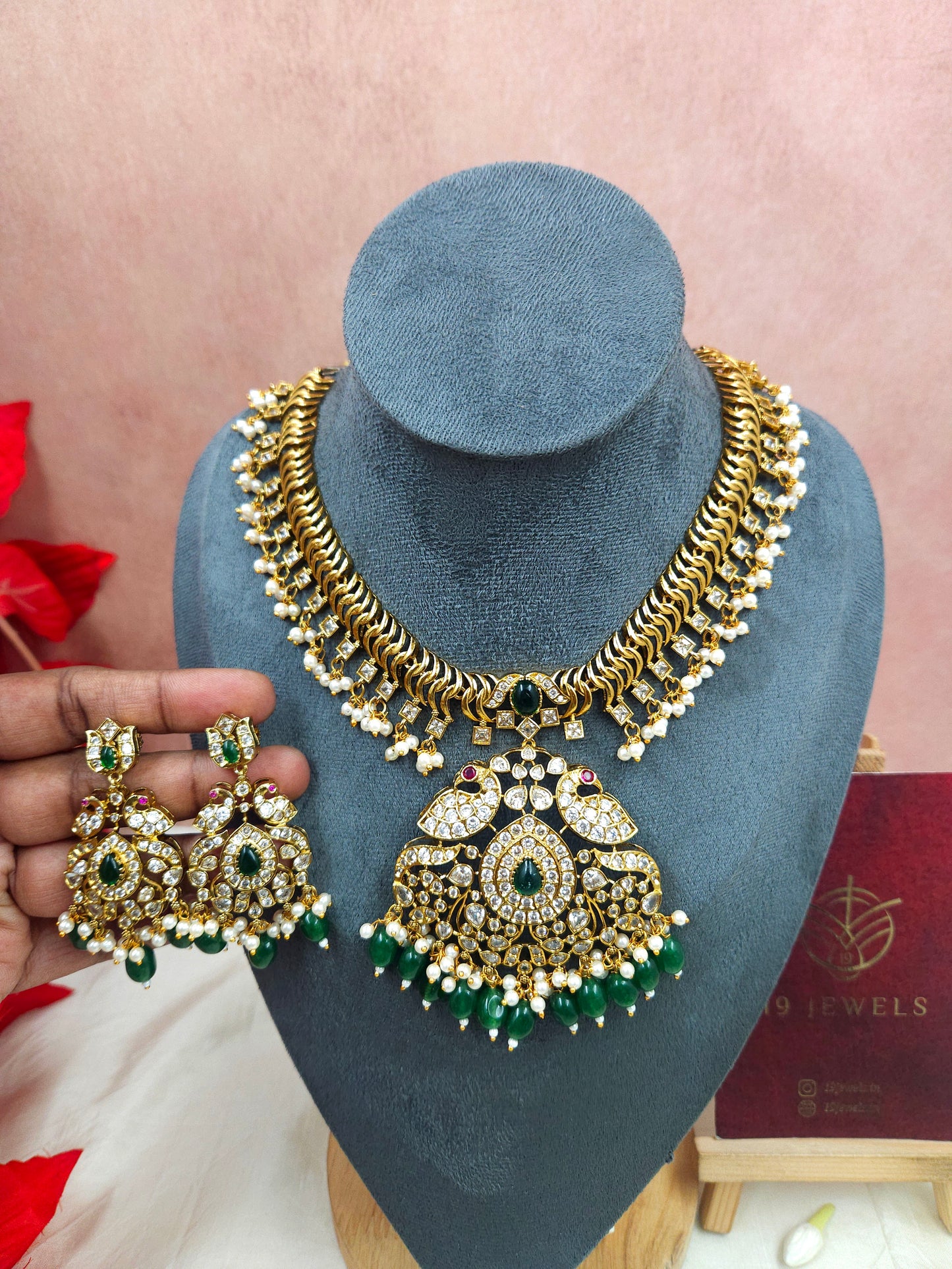 Emerald maharani set N1117